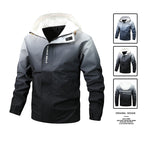 Men's Water-Repellent Hooded Jacket with Gradient, Windproof and Breathable Fashion Glam