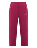 Women Comfortable Thermo-Fleece Jogging Pants with Elastic Waistband and Zipper Pockets Fashion Glam