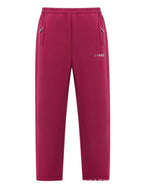 Women's fleece thermal pants with elastic waistband, zip pockets and soft lining Fashion Glam