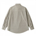 Unisex Lockered Boxy Check Overshirt made of lightweight cotton blend with back yoke and gathered detail Fashion Glam