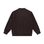 Unisex Casual Button Jacket made of Sweat Fabric with Stand-up Collar, Ribbed Cuffs and Side Pockets Fashion Glam