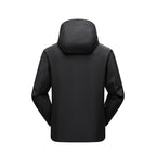Men's Minimalistic technical three-layer softshell jacket with sealed seams and waterproof front zipper Fashion Glam