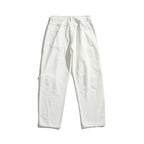 Unisex Wide Utility Cargo Pants made of sturdy cotton denim with a high waist and flap pockets Fashion Glam