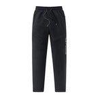 Men's Sportive Jogging Pants in Tapered Fit with Drawstring and Elastic Cuffs Fashion Glam