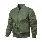 Men's bomber jacket in utility style with wind-resistant shell, multiple pockets and ribbed cuffs Fashion Glam