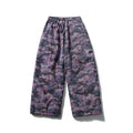 Men's loose-fitting ripstop leisure pants with camouflage pattern and elastic drawstring waistband Fashion Glam
