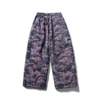 Men's loose-fitting ripstop leisure pants with camouflage pattern and elastic drawstring waistband Fashion Glam