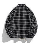 Men's Padded Coach Jacket with Geometric Pattern and Contrast Chest Pocket Fashion Glam