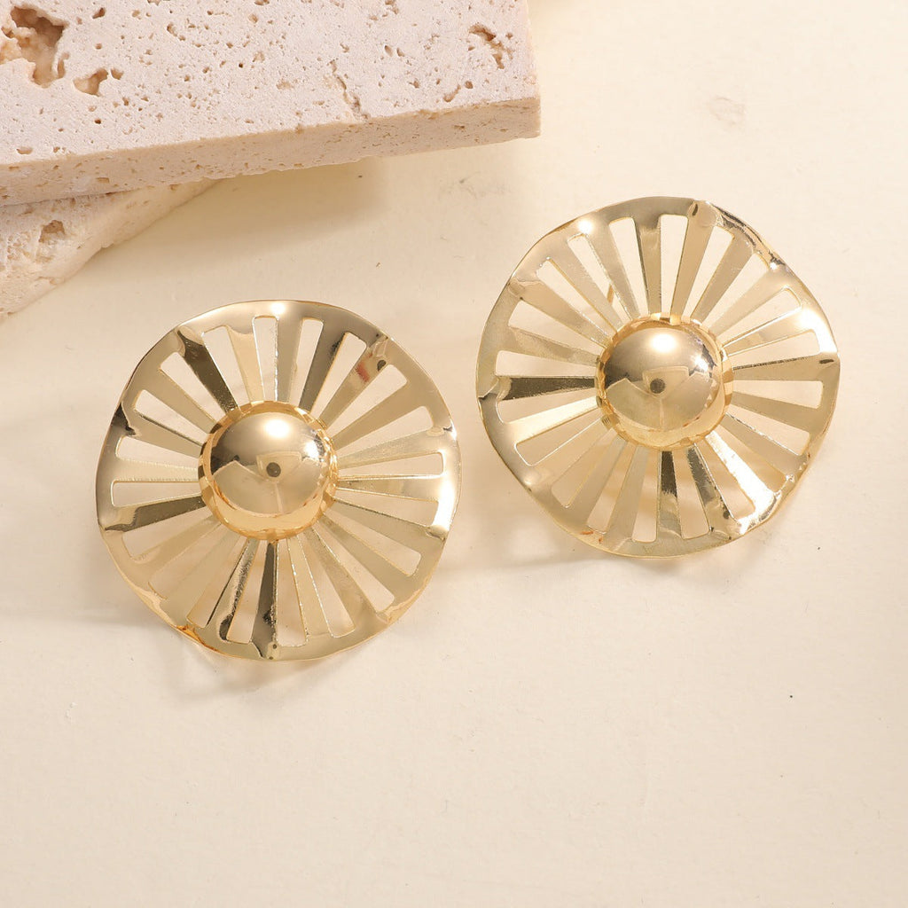 Ladies fashionable statement earrings with luxurious, geometric design Fashion Glam