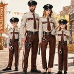 Men's police costume with decorative uniform and accessories Fashion Glam
