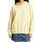 Women's Oversized Hoodie with Leopard Pattern, Kangaroo Pocket and Dropped Shoulder Fashion Glam