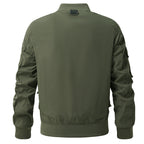 Men's tactical multi-pocket bomber jacket in utility style with cargo pockets and ribbed cuffs Fashion Glam