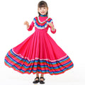 Girls' Tracht dress with colorful hem Fashion Glam
