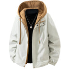 Men's technical hooded softshell jacket with adjustable hood and utility pockets Fashion Glam