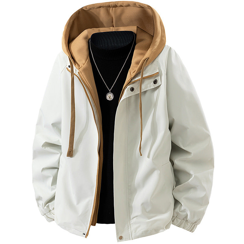 Men's technical hooded softshell jacket with adjustable hood and utility pockets Fashion Glam