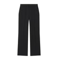 Women's wide suit trousers with high waist, crease and elastic back waistband Fashion Glam