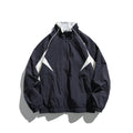 Unisex Lightweight Boxy Hooded Jacket in Windbreaker Style with Contrast Panels and Raglan Sleeves Fashion Glam