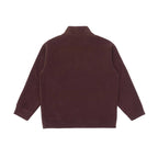 Unisex Short-Cut Structured Knit Half-Zip Sweater with Distinctive Contrast Stitch Fashion Glam