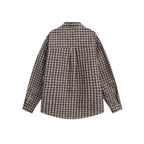 Unisex Oversize Shirt made of brushed flannel with check pattern and rounded hem Fashion Glam