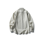 Unisex Oversized Shirt Jacket in Checkered Design with Chest Pocket Fashion Glam
