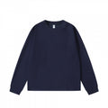 Unisex Oversized-Long Sleeve-Sweatshirt with Round Neck, French-Terry Quality and Ribbed Cuffs Fashion Glam