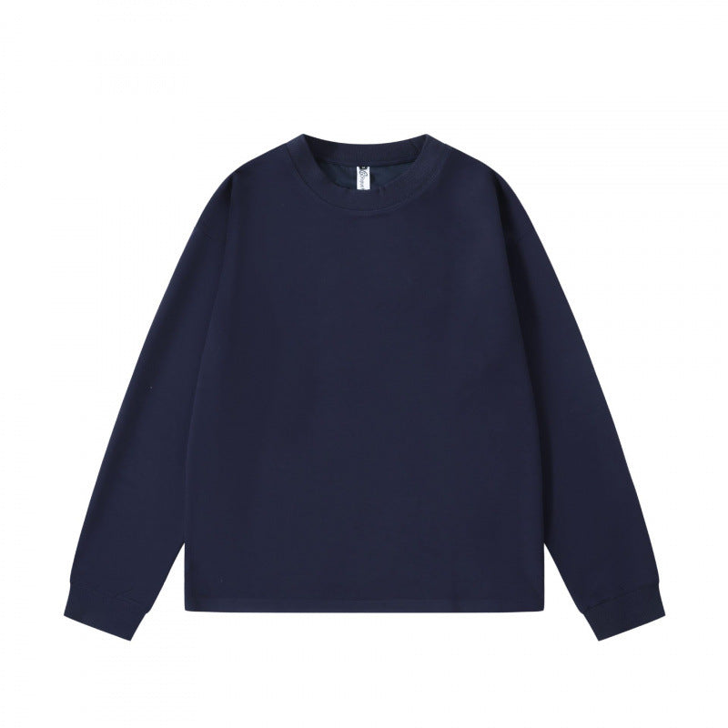 Unisex Oversized-Long Sleeve-Sweatshirt with Round Neck, French-Terry Quality and Ribbed Cuffs Fashion Glam