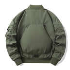 Men's Multi-Pocket Tactical Bomber with Modular Exterior Pockets and D-Ring Details Fashion Glam