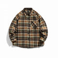 Unisex Kastiges Overshirt made of brushed flannel with diagonal chest pocket Fashion Glam