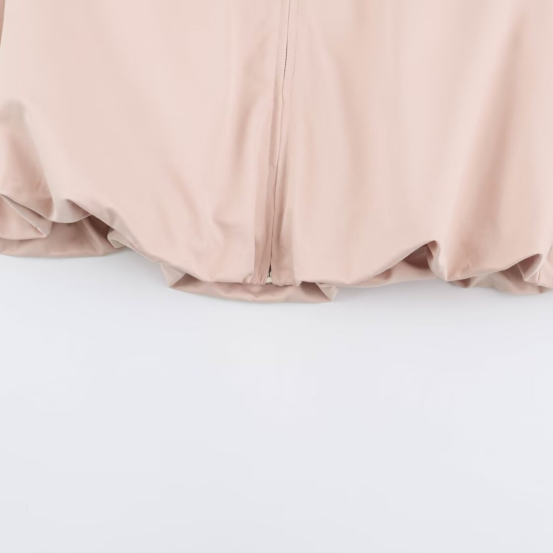 Women's Oversized Training Jacket with High Stand Collar, Raglan Sleeves, and Concealed Zipper Fashion Glam