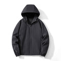 Men's Ultralight Hooded Windbreaker with Breathable Mesh Lining and Concealed Zipper Fashion Glam