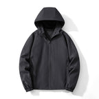 Men's Ultralight Hooded Windbreaker with Breathable Mesh Lining and Concealed Zipper Fashion Glam