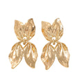 Ladies earrings in elegant leaf design Fashion Glam