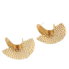 Women's Hanging Earrings with Artistic, Textured Design Fashion Glam