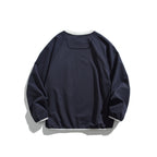 Unisex Oversize Sweatshirt with contrasted chest pocket and raglan sleeves Fashion Glam