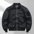 Men's short-cut lightweight bomber jacket with tactical sleeve patch and durable function shell Fashion Glam