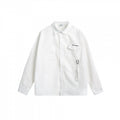 Unisex Oversize Shirt Jacket with Flap Pockets, Snap Button Placket and Carabiner Detail Fashion Glam
