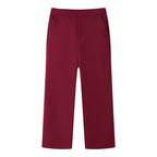 Women Elegant Two-Piece Blazer and Wide Leg Trousers Ensemble with Feather Trim on Sleeves Fashion Glam