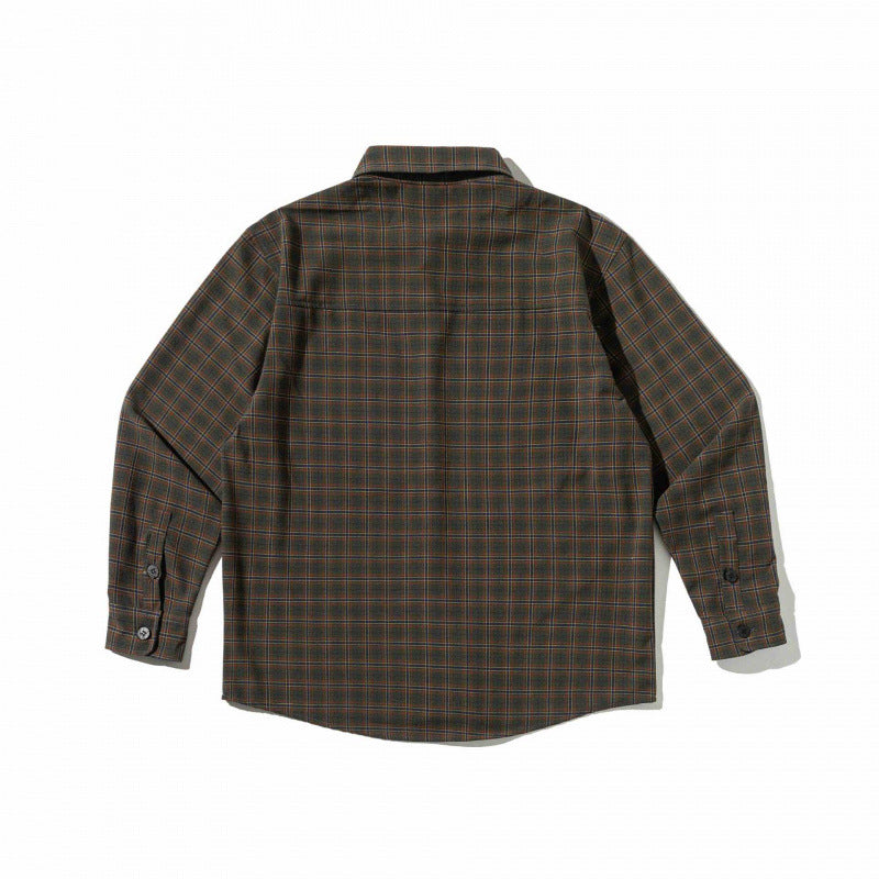 Unisex Boxy Checkered Overshirt made of Cotton Blend with Chest Pocket Fashion Glam