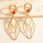 Women's earrings with elegant, shimmering design Fashion Glam