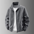 Men's Ultra-Lightweight Urban Windbreaker with Stand-Up Collar, Two-Way Zipper and Elastic Cuffs Fashion Glam