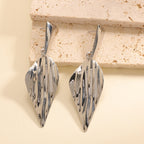 Women's Hanging Earrings in Stylish Leaf Design Fashion Glam