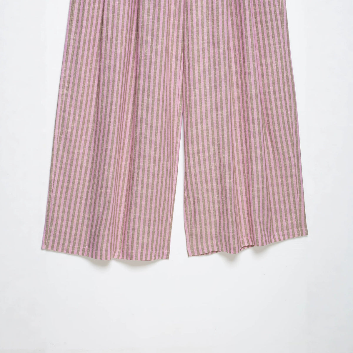 Women's High-Waisted Culotte Pants with Wide Leg, Drawstring and Front Slit Fashion Glam