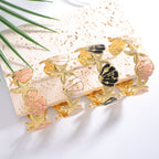 Ladies Elegant Wave-Shaped Bracelets Fashion Glam