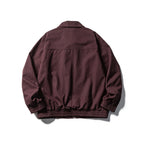 Men's Boxy Canvas Blouson with full zip and elastic cuffs Fashion Glam