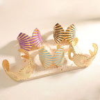 Women's bangle with elegant shell design Fashion Glam