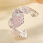Women's bracelet with artistic shell motif Fashion Glam