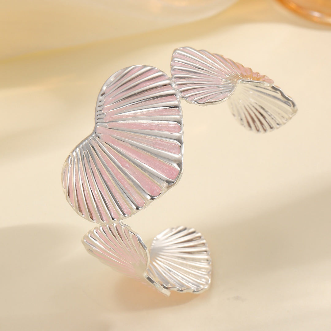 Women's bracelet with artistic shell motif Fashion Glam