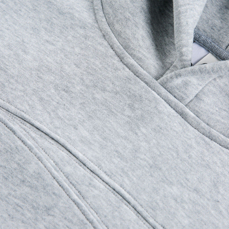 Unisex Oversize Hoodie made of cotton blend with minimalist seam details Fashion Glam