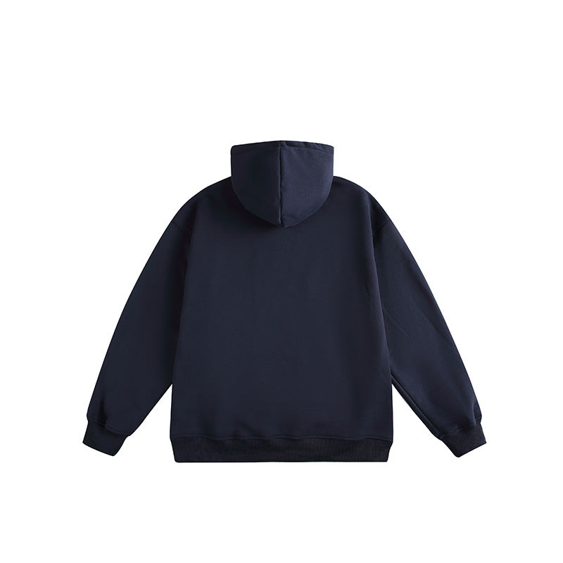 Unisex Oversize Hoodie with Vintage Logo Print and Kangaroo Pocket Fashion Glam