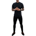 Men's Slim-Fit Chino Pants with Modern Design and Elastic Waist Fashion Glam